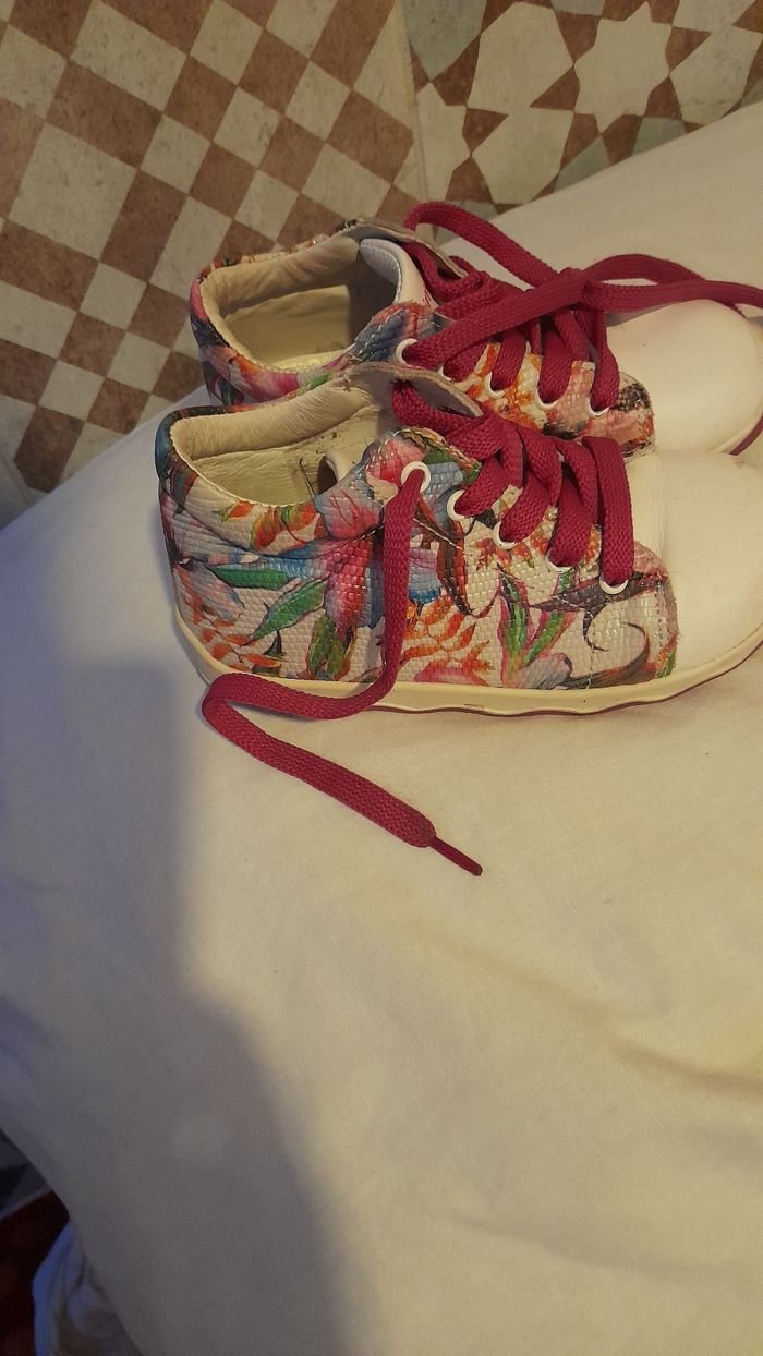 Basket fille primigi en cuir - photo numéro 3