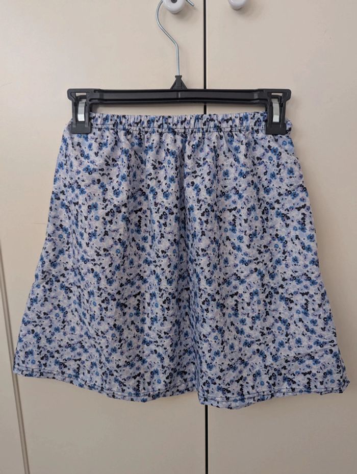 Minijupe fleuri taille élastique 36 - photo numéro 2