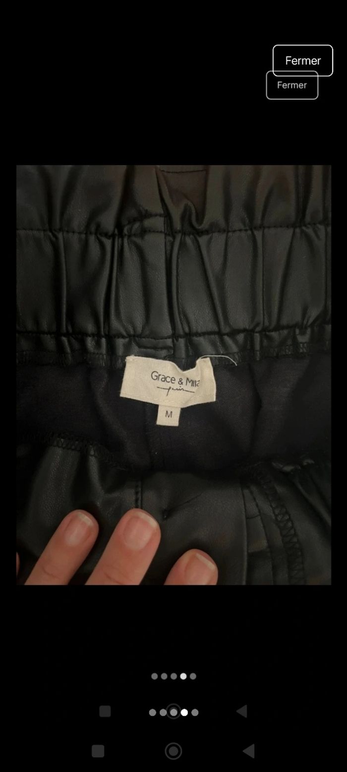Short simili cuir - photo numéro 4