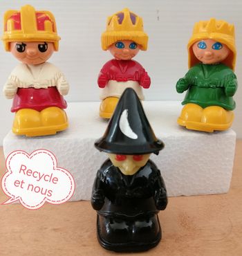 4 figurines jouet vintage matchbox 1978