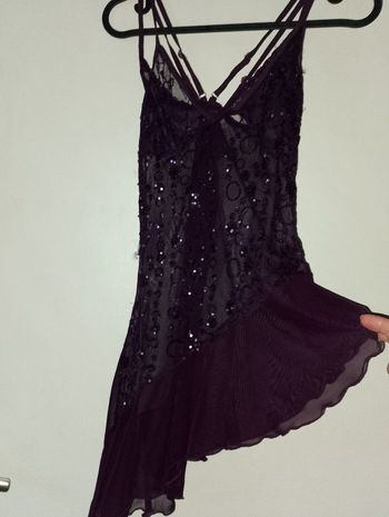 Nuisette violette transparente avec sequins MariPosa Lingerie Taille M
