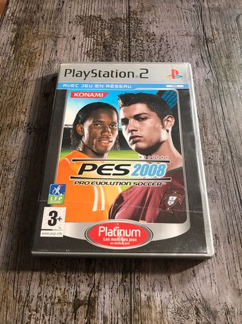 PES 08 Jeu PS2 Platinum Sony