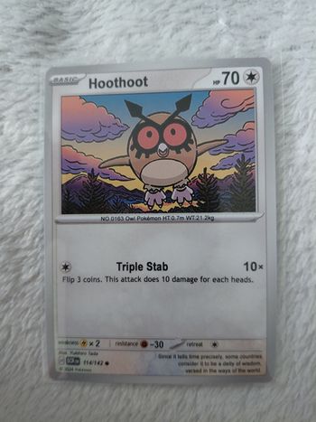 Carte Pokémon Hoothoot