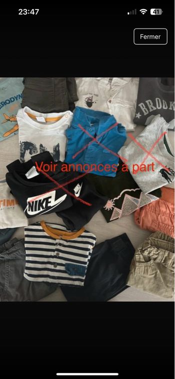 Gros lot vêtements 24 mois