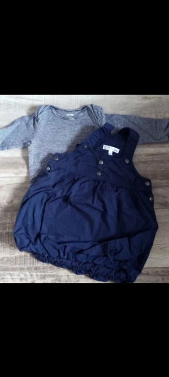 Ensemble fille kimbaloo / Kiabi taille 9 mois 