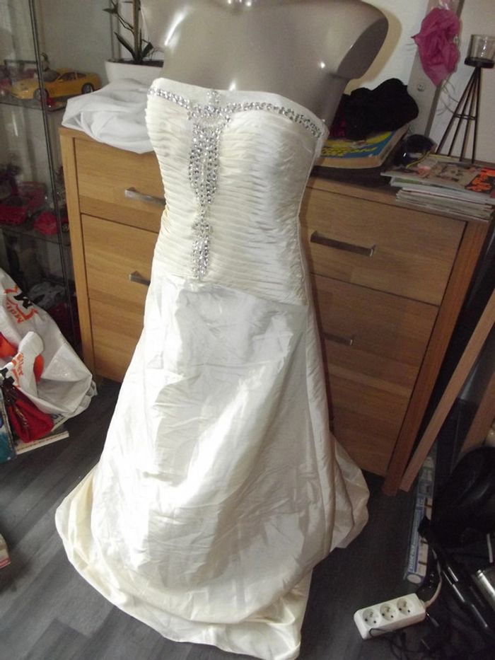 sublime robe bustier soirée / cocktail / mariage 34 ttbe