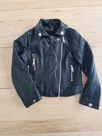 Jolie veste en cuir fille 5 ans
