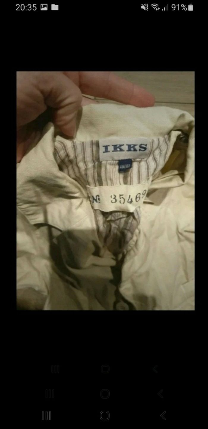 Veste blazer beige enfants ikks 4 ans - photo numéro 4