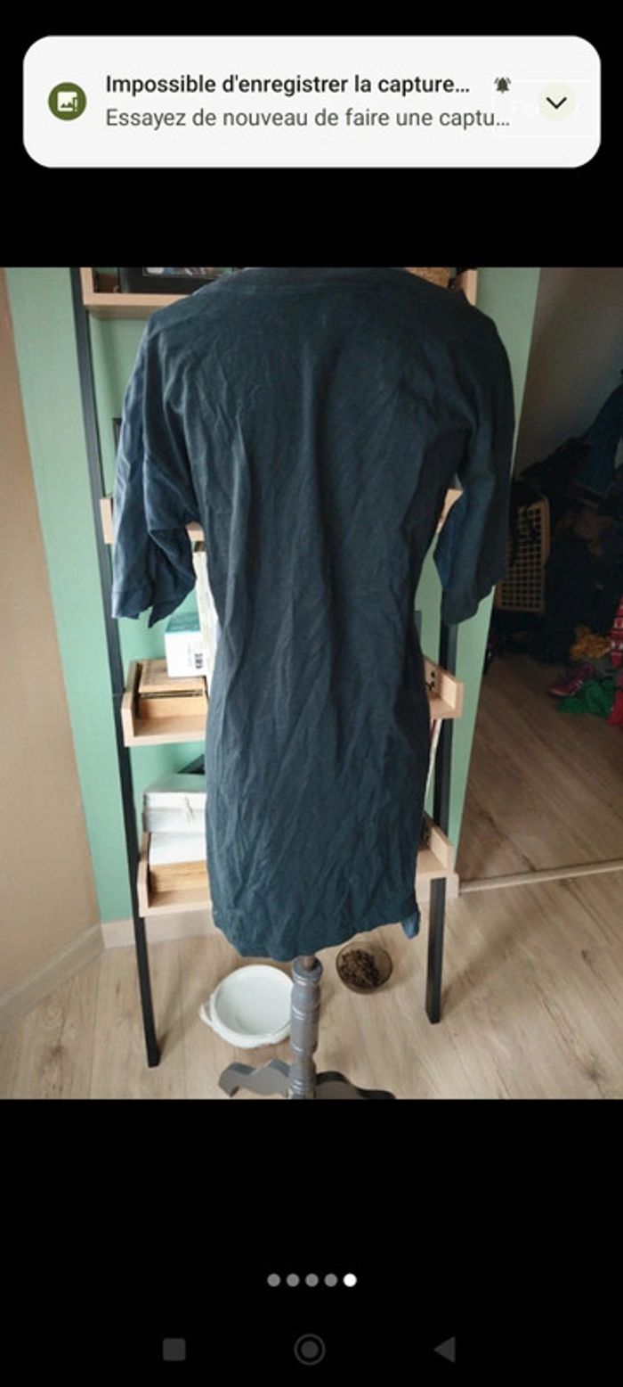 Robe simple casual vintage Sonia Rykiel taille s bleu noir - photo numéro 6