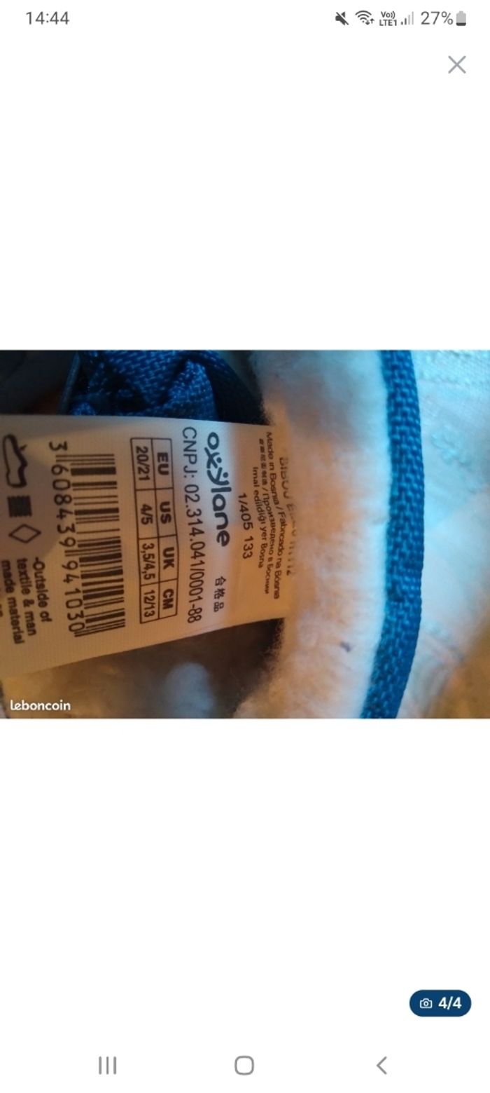 Bottes de neige T 20 21 - photo numéro 4