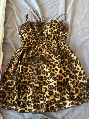 Robe de grossesse léopard