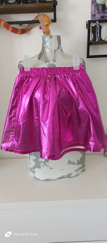 Jupe effet métallisé 