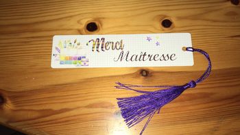 Marque page maîtresse