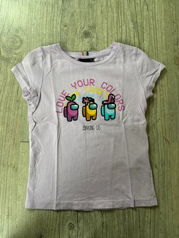 Haut manches courtes among us 8ans TBE