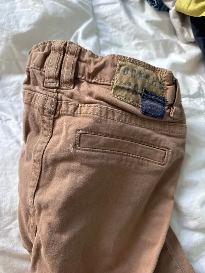 Pantalon garçon 5 ans camel tao - photo numéro 6