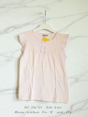 T-shirt 8 ans In extenso (37a-124-mag)