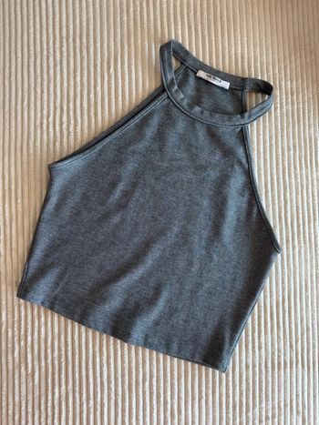 Débardeur gris chiné Zara