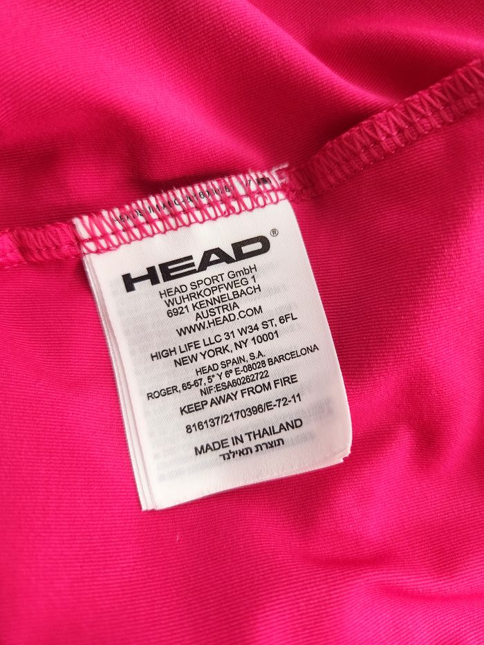 T-shirt de Sport Head - Rose - Taille 12 ans (152 cm) - photo numéro 5