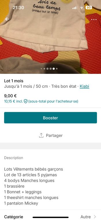 Lot 1 mois
