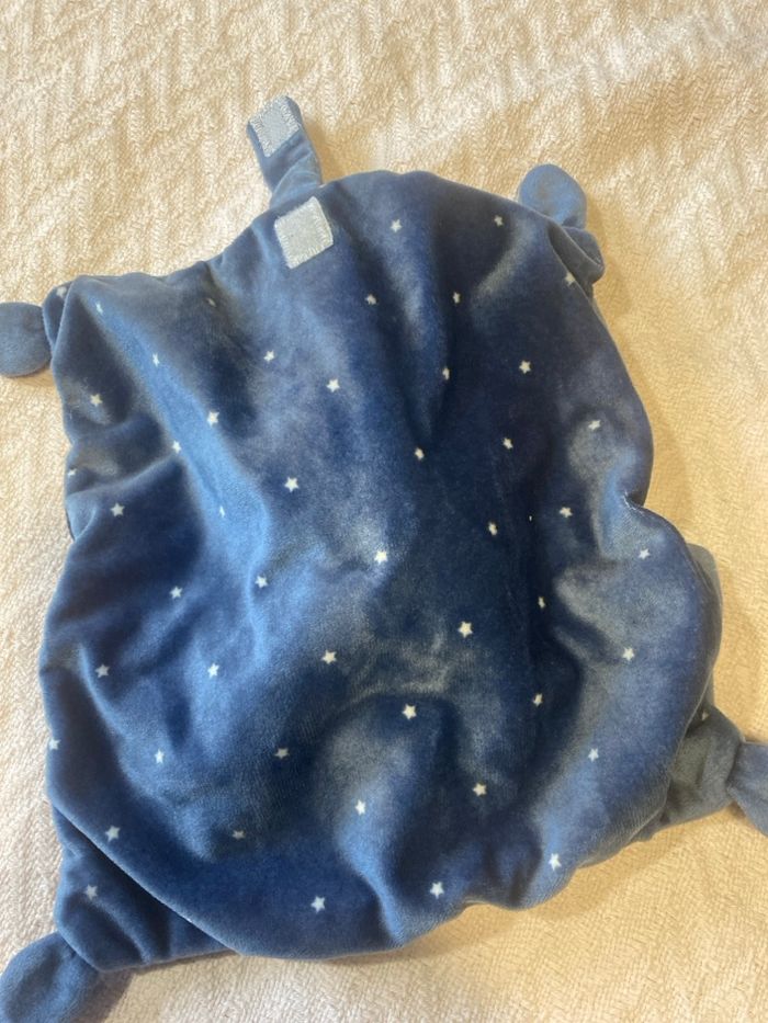 Doudou bleu et gris - photo numéro 2