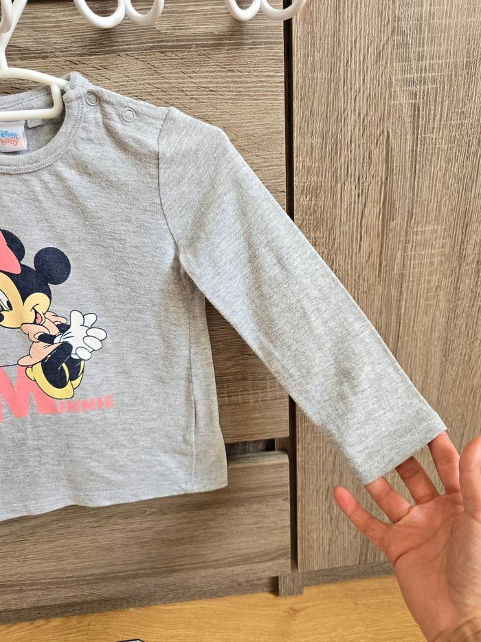 Vêtement Bébé Fille - T-shirt/ Haut Minnie - Disney - 18 mois - photo numéro 3