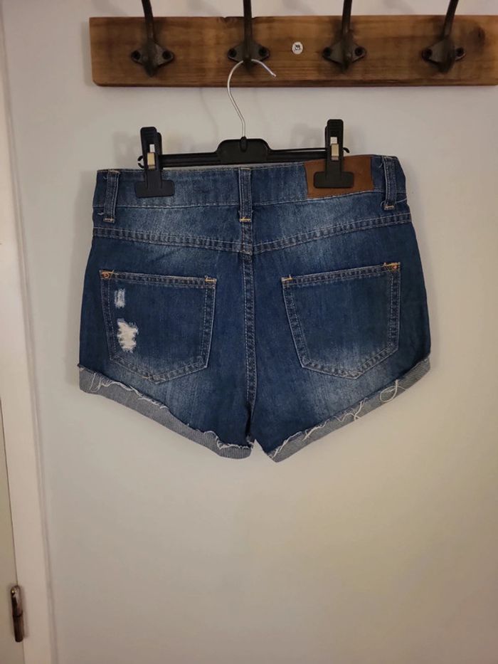 Jennyfer short jeans bleu Taille 34 xs - photo numéro 3