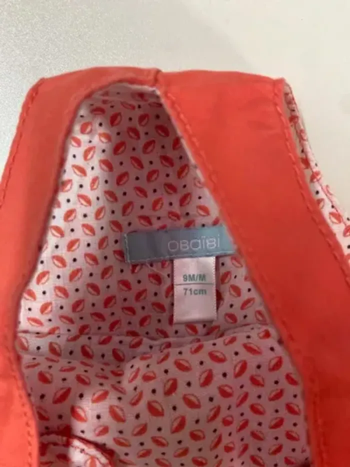 Salopette short et sa veste bébé fille - Taille 9 mois - photo numéro 3
