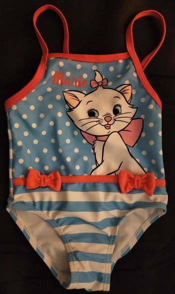 Maillot de bain 1 pièce Les aristochats bébé fille 12 mois