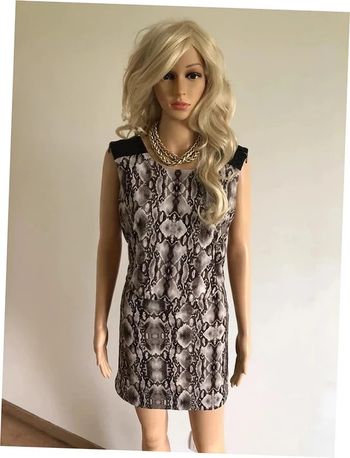 Robe imprimée python neuve sans manches Morgan taille M (valeur 55€)