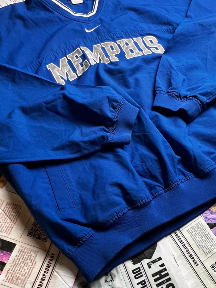 Pull sweat Hoodie Nike vintage rare taille XXL bleu - photo numéro 3