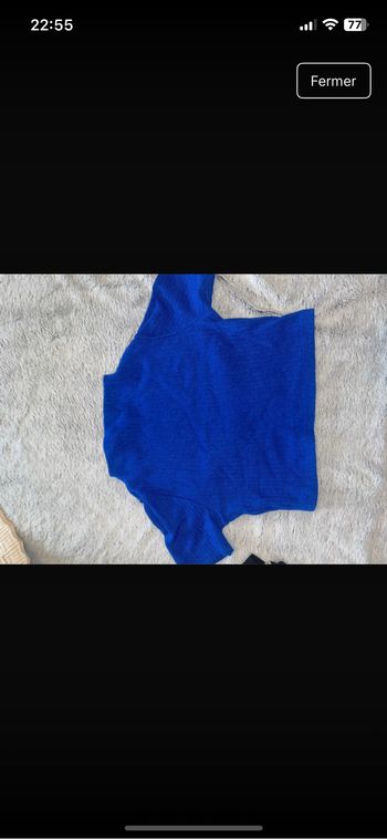 Top bleu