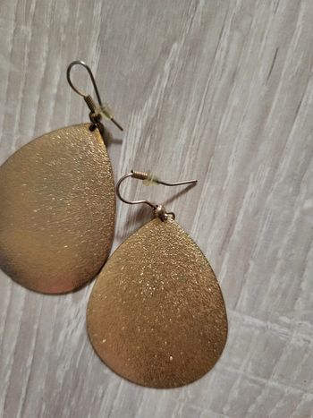 Boucles d'oreilles doré
