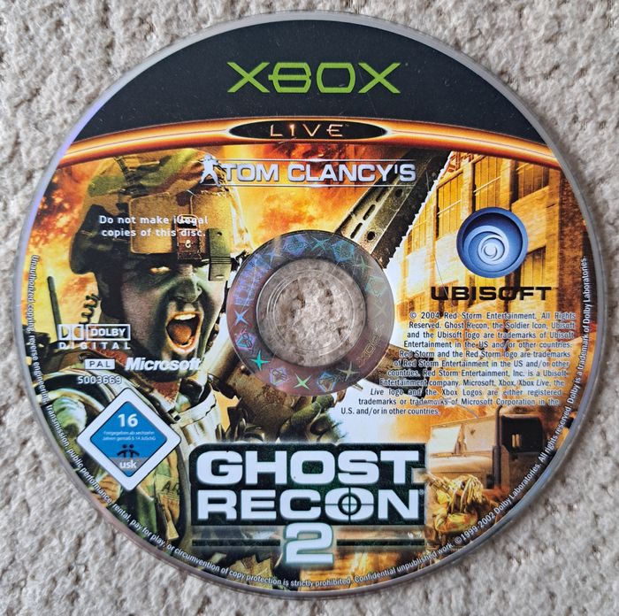🎮 Lot Fifa + Ghost Recon 2 Microsoft Xbox Original 1ère Génération PAL - photo numéro 2