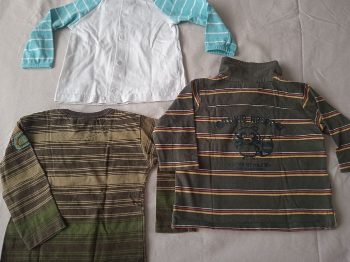 Lot tee-shirts manches longues 9 mois - photo numéro 5