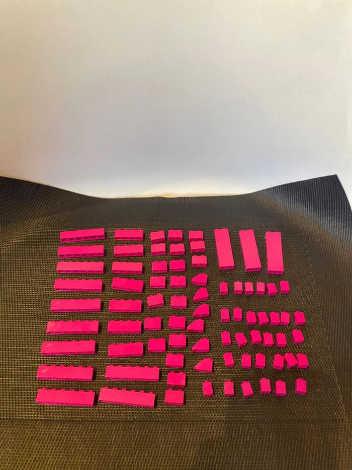 Lego lot vrac briques rose foncé Fuchsia officiel pièces détachées city ideas creator Harry Potter