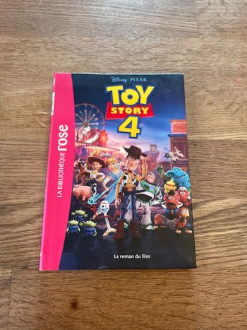 Livre La bibliothèque rose Disney Toy Story 4 Le roman du film