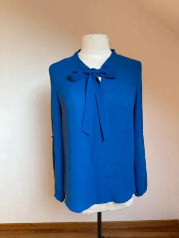 Belle blouse bleu fluide Promod 🌸