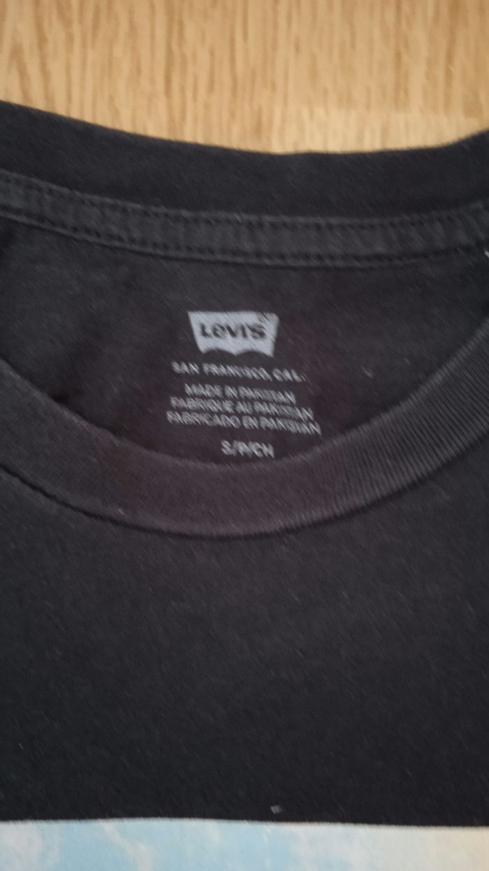 Tee-shirt Levis noir homme en S - photo numéro 2