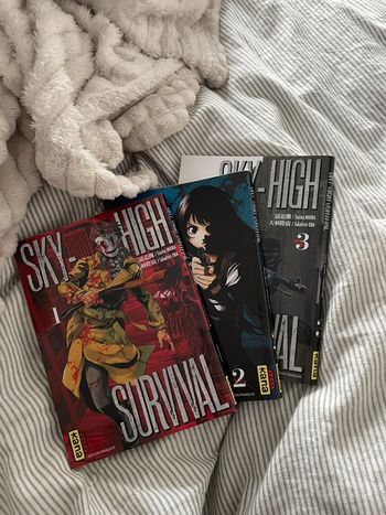 lot 3 tomes sky high survival