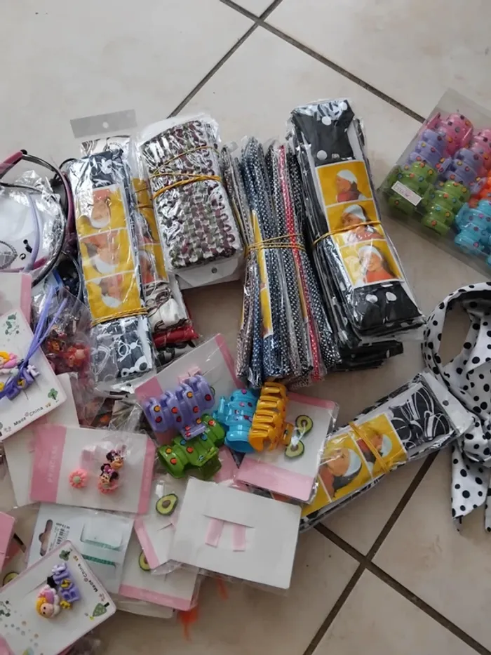 lot accessoire cheveux