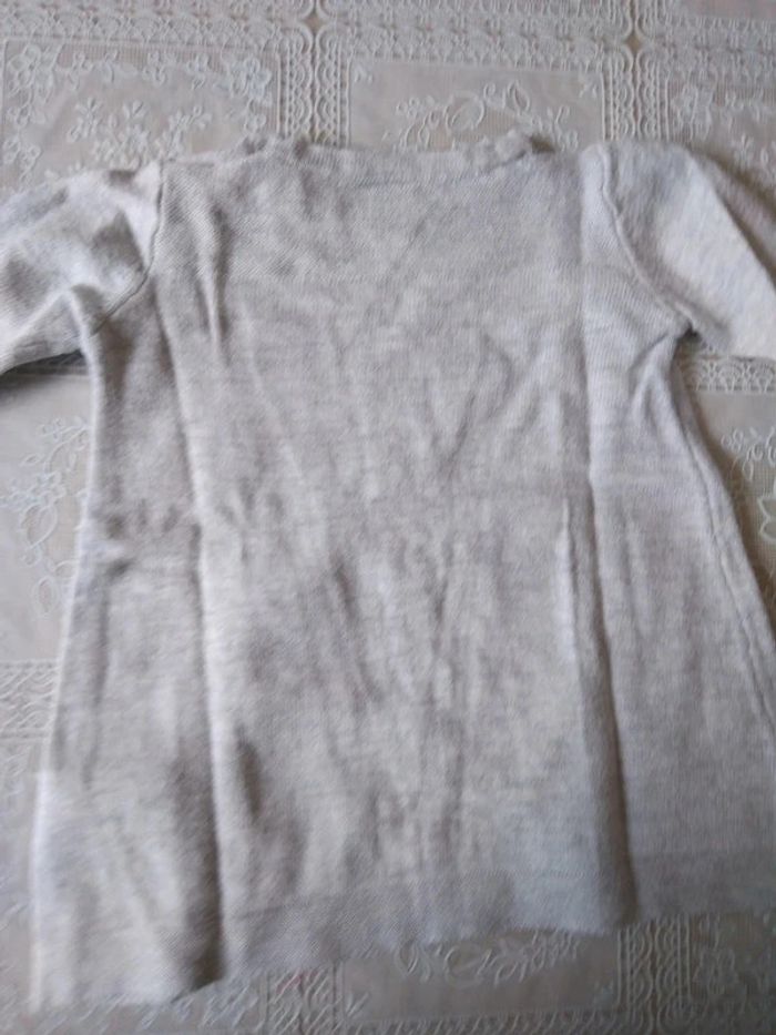 Robe pull grise 9 mois - photo numéro 2