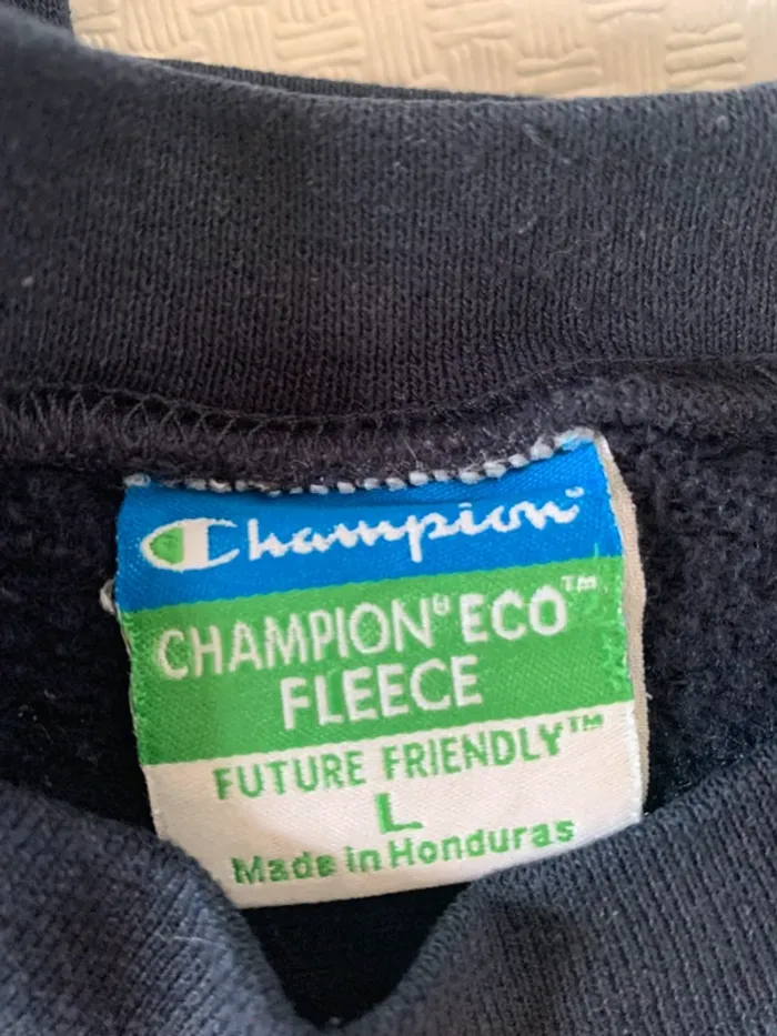 Sweat shirt Vintage Champion  Villanova Bleu marine 🏀 - photo numéro 2
