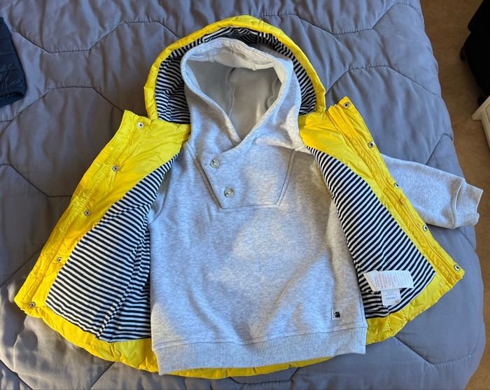 Doudoune sans manches et  pull à capuche - photo numéro 5