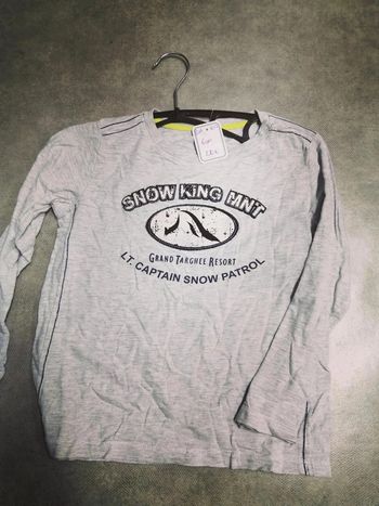 haut tee shirt manches longues garcon 6 ans