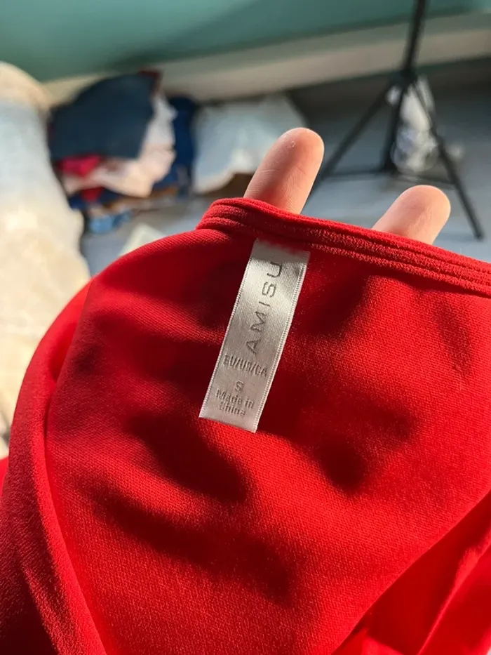 blouse rouge - photo numéro 5