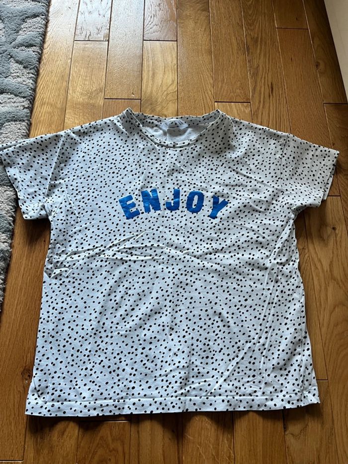 T-shirt à pois