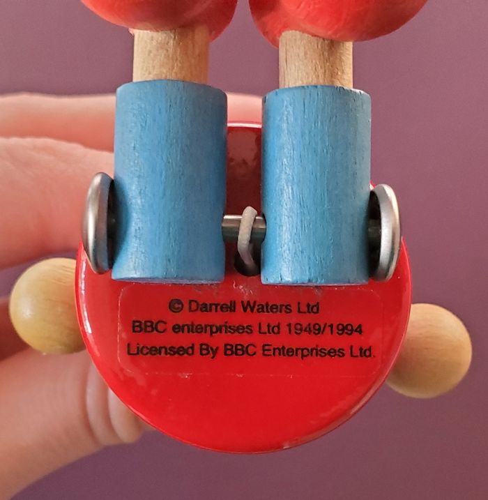 Figurine en bois Oui-Oui - photo numéro 4