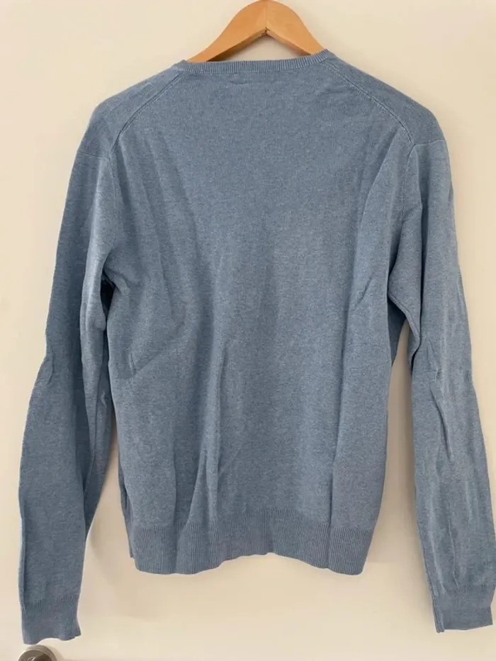 Pull homme polo Ralph Lauren bleu gris taille XS - photo numéro 5