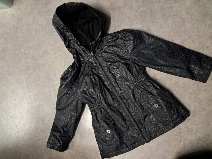 manteau coupe vent imperméable fille 4 ans