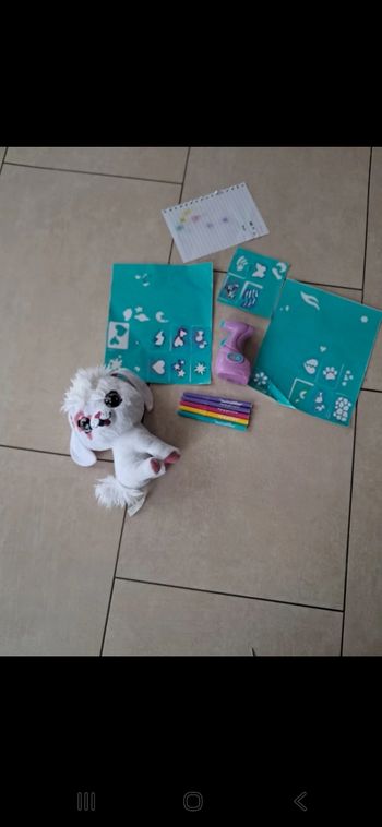 Peluche a colorier